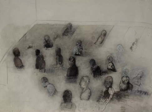 《Figur im Wasser》 150 x 200 cm 丙烯、碳粉、泥土、帆布 1984

 
