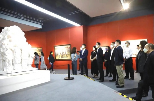 “时代壮歌 奋进舞台”主题展现场
“时代壮歌 奋进舞台”主题展现场