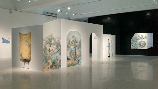 “曾健勇:七巧板”索卡北京展览现场
“曾健勇:七巧板”索卡北京展览现场