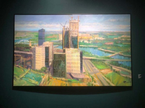 范迪安《通州新貌》160×260cm 2021
范迪安《通州新貌》160×260cm 2021