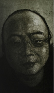 王岩 《旗手》50×30cm 铜版画 2006
王岩 《旗手》50×30cm 铜版画 2006