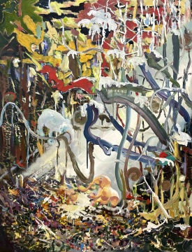 《座谈好》120×90cm 布面油画 2021
《座谈好》120×90cm 布面油画 2021