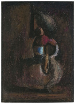 《无题》 50 x 36cm 纸本油画棒 2020
《无题》 50 x 36cm 纸本油画棒 2020