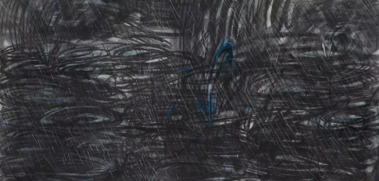 刘彦瑢《湖》 炭粉、丙烯、日本墨、明胶、哈内穆勒博物馆级蚀刻纸 73.5x152cm 2021
刘彦瑢《湖》 炭粉、丙烯、日本墨、明胶、哈内穆勒博物馆级蚀刻纸 73.5x152cm 2021