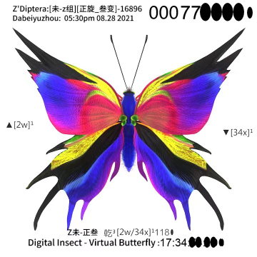 
赛博森林之「虚拟蝴蝶」系列

