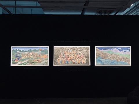 展览现场:“纳塔河上的太阳花”展区
展览现场:“纳塔河上的太阳花”展区
