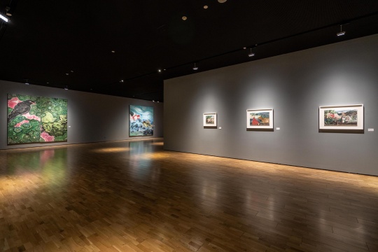 “花开富贵——梁缨作品展”展览现场,龙美术馆(西岸馆),上海,2021,摄影:shaunley
“花开富贵——梁缨作品展”展览现场,龙美术馆(西岸馆),上海,2021,摄影:shaunley
