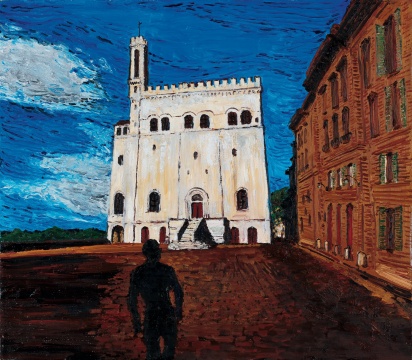 《意大利小镇》 70×80cm 布面油画 2013 《意大利小镇》 70×80cm 布面油画 2013