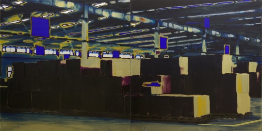 李易纹《矩阵-3》400×200cm 布面丙烯 2017-2018
李易纹《矩阵-3》400×200cm 布面丙烯 2017-2018