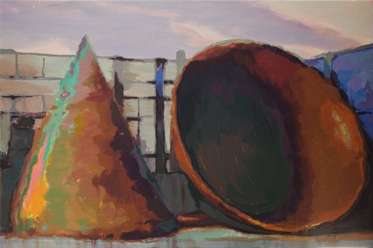 李易纹《冷斑》90×60cm 布面丙烯 2021
李易纹《冷斑》90×60cm 布面丙烯 2021