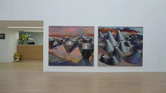 “李易纹:湍流”,墨方Mocube展览现场
“李易纹:湍流”,墨方Mocube展览现场