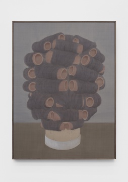 王晴园《Backside#1》绢本设色60cmx45cm2021
王晴园《Backside#1》绢本设色60cmx45cm2021