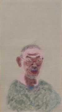 王玉平《自画像-3》 109x57cm 布面油画 、丙烯 2016
王玉平《自画像-3》 109x57cm 布面油画 、丙烯 2016