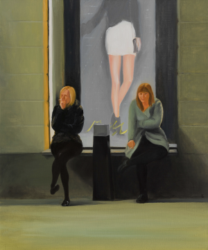 武艺 《三个女人》 60cm×50cm 布面油画 2021
武艺 《三个女人》 60cm×50cm 布面油画 2021