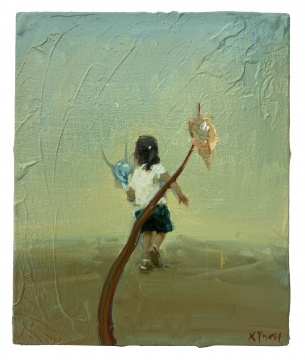 孟晓阳 《失眠夜》 30×25cm 布面油画 2021
孟晓阳 《失眠夜》 30×25cm 布面油画 2021