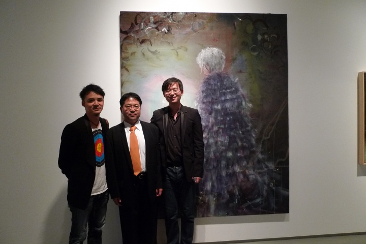 左起:韦嘉、小山登美夫、谷浩宇
左起:韦嘉、小山登美夫、谷浩宇