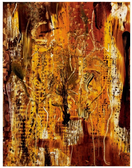 刘商英《荒原30号》180×140cm 布面油画 2019
刘商英《荒原30号》180×140cm 布面油画 2019