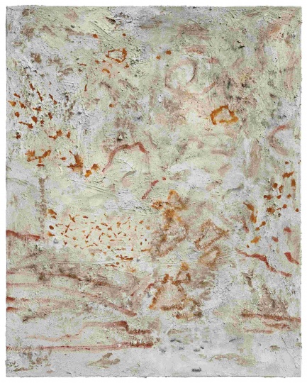 刘商英《荒原55号》 100×80cm 布面丙烯 2019
刘商英《荒原55号》 100×80cm 布面丙烯 2019