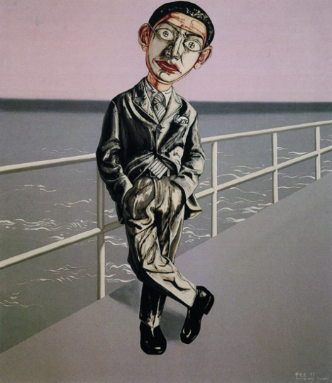 曾梵志首件上拍作品 《面具97》 150×130cm 布面油画 1997

流拍

1997年中国嘉德秋拍
