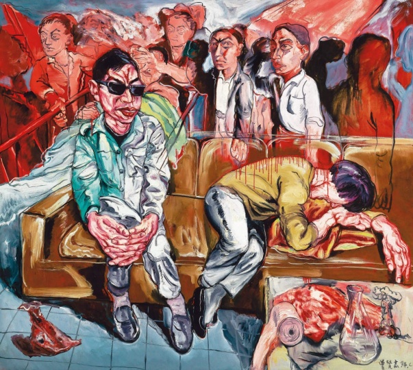 《无题（医院系列）》   179.5×199cm 布面油画 1994

成交价：1686.16万元

2009佳士得香港秋拍
