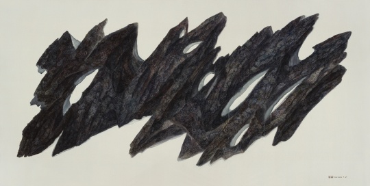 吴笛笛 《内在的静止和运动》 120×240cm 布面油画 2020
吴笛笛 《内在的静止和运动》 120×240cm 布面油画 2020
