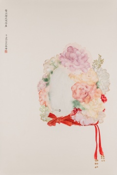 王依雅 《繁空录花冠·香尘》 67.5×44.5cm 纸本设色 2021
王依雅 《繁空录花冠·香尘》 67.5×44.5cm 纸本设色 2021