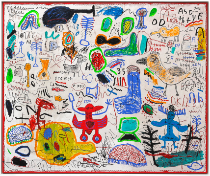 尤尼扎尔《无题 》,布面丙烯,200 × 240 cm,2021
尤尼扎尔《无题 》,布面丙烯,200 × 240 cm,2021