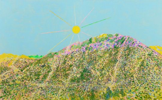 《登山者》 160x130cm x2 布面丙烯 2021
《登山者》 160x130cm x2 布面丙烯 2021