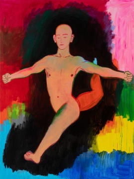 《人之五 Man No.5》 200x150cm 布面丙烯 2021