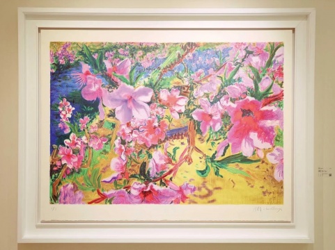 周春芽《桃花2014 NO.1》
周春芽《桃花2014 NO.1》
