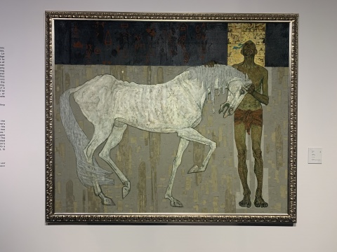 《伯乐像》176××197cm 布面油画 1980
中国美术馆藏
《伯乐像》176××197cm 布面油画 1980
中国美术馆藏