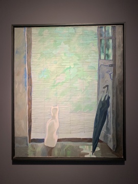 《绿雨》90.5×75cm 布面油画 1981
《绿雨》90.5×75cm 布面油画 1981