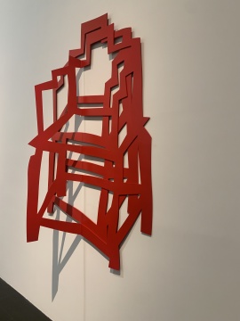 《某年某月某日》200×120cm  布面油画、综合材料 2008
