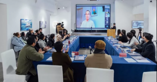 中央美术学院壁画系主任 唐晖教授致辞
中央美术学院壁画系主任 唐晖教授致辞