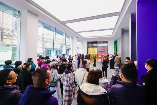 美凯龙艺术中心开馆展“大象出走”开幕式现场
