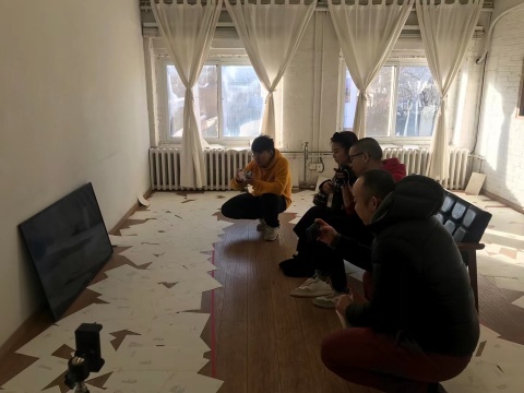 “春天进行曲” 蔡锦空间展览现场 “春天进行曲” 蔡锦空间展览现场