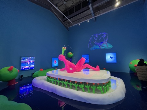 “奥斯汀·李:人间乐园”,木木美术馆展览现场
“奥斯汀·李:人间乐园”,木木美术馆展览现场
