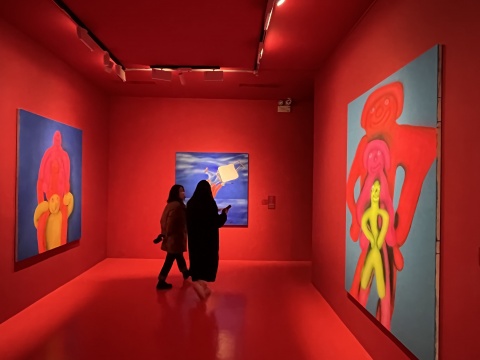 “奥斯汀·李:人间乐园”,木木美术馆展览现场
“奥斯汀·李:人间乐园”,木木美术馆展览现场