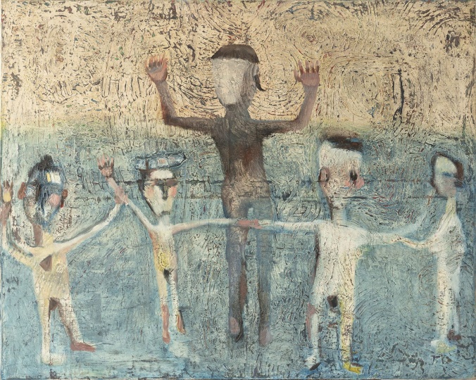 《浮生》80×100cm 综合材料 2021
《浮生》80×100cm 综合材料 2021