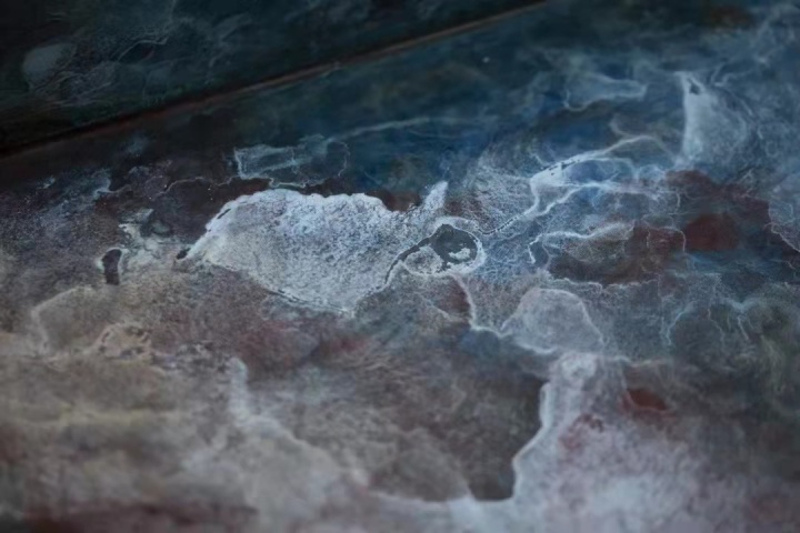 罗黛诗铜色制备过程,图片致谢艺术家和Gallery All
罗黛诗铜色制备过程,图片致谢艺术家和Gallery All