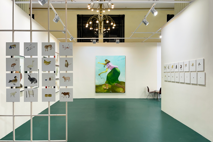 空白空间展位现场，2021年上海廿一当代艺术博览会
