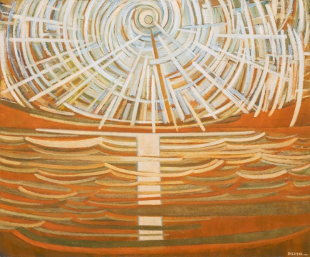 代洲《正午》180x150cm 布面油画 2020
代洲《正午》180x150cm 布面油画 2020