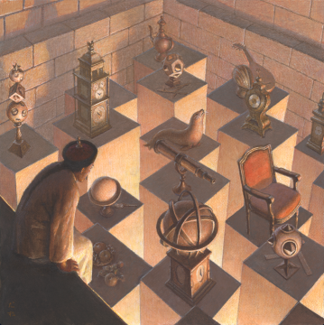 李尤松《再造西洋楼之1》 纸上水彩 36 × 36 cm 2020
李尤松《再造西洋楼之1》 纸上水彩 36 × 36 cm 2020