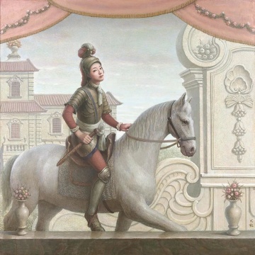 李尤松《再造西洋楼之6》纸上水彩 36 × 36 cm 2020
李尤松《再造西洋楼之6》纸上水彩 36 × 36 cm 2020