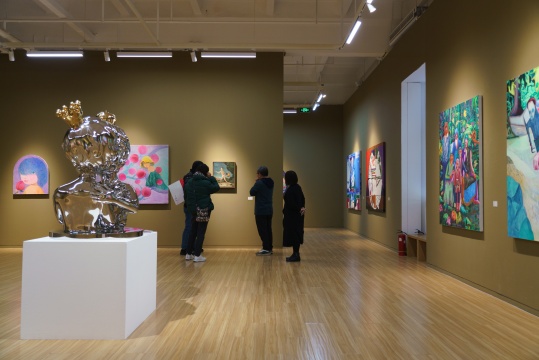 “二月春风-80 90一代艺术家联展”现场
“二月春风-80 90一代艺术家联展”现场