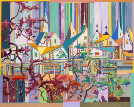 王源远 《春风大酒店》布面油画 160×200cm 2018 王源远 《春风大酒店》布面油画 160×200cm 2018