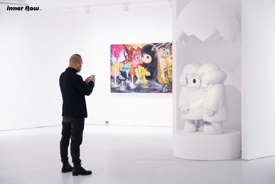“白日梦游”,今日美术馆展览现场,2022年
“白日梦游”,今日美术馆展览现场,2022年