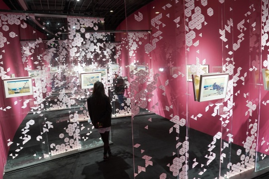 和玉渊潭的樱花一起来的还有浮世绘艺术世纪大展