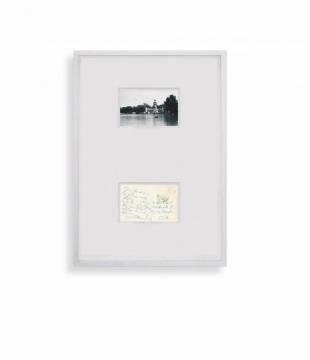 《昨日以前》No.13,35 x 50 厘米,2018
银盐黑白照片,实寄明信片
《昨日以前》No.13,35 x 50 厘米,2018
银盐黑白照片,实寄明信片
