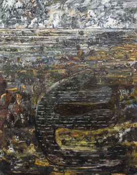 约翰·沃克《春泥》213.5×168cm 布面油彩 2006
约翰·沃克《春泥》213.5×168cm 布面油彩 2006